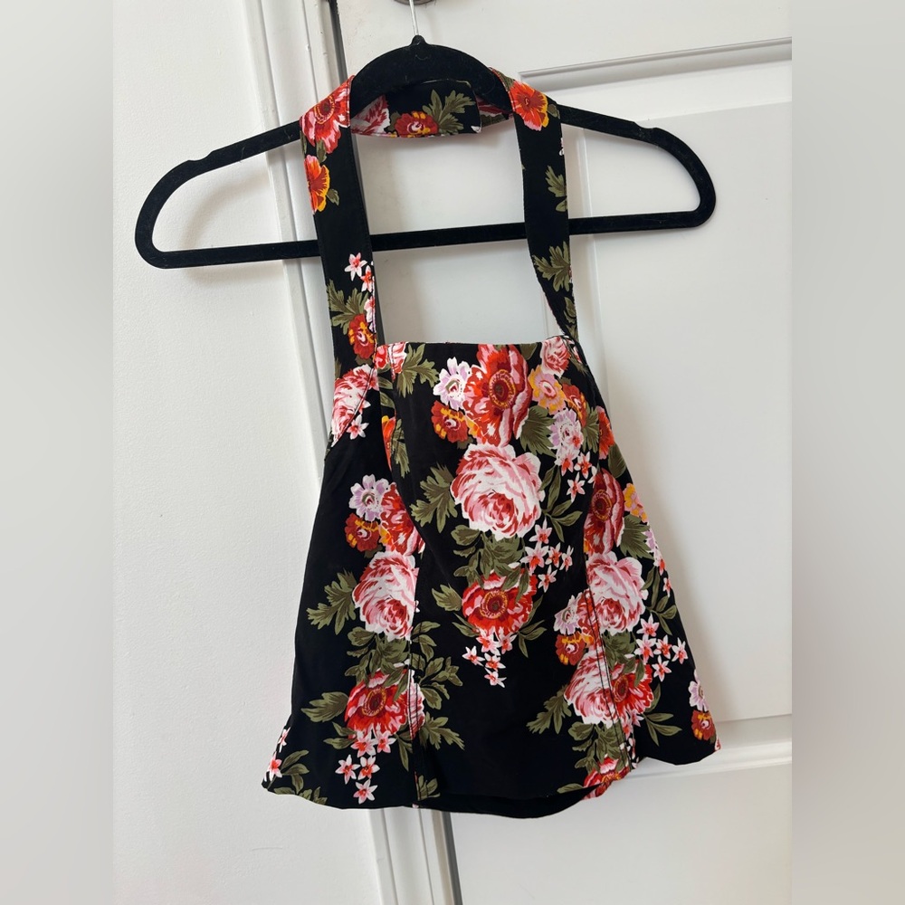 Anthropologie Maeve Retro Halter Top floral - Picture 3 of 12